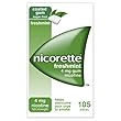 Nicorette Chewing Gum 4mg Freshmint - 105 Pieces