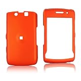 For Blackberry Storm 2 9550 Rubberized Hard Case Orange