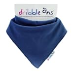 DribbleOns Bib  (Navy Blue, 0-24 months)