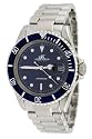Adee Kaye #AK6004-M2 Men's Silver Tone Magnetic Pro Diver Series Automatic Watch
