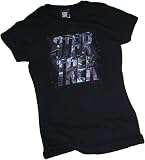 Star Trek Movie - Character Logo Crop Sleeve Fitted Juniors T-Shirt