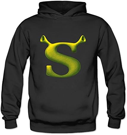 JUJ Women's Shrek Cotton Fox Hoodie Black Medium