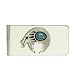 Native American Sculpted Pewter Moneyclip - Bear Fettish