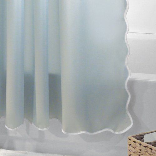 interDesign シャワーカーテン Scalloped MBL 5915