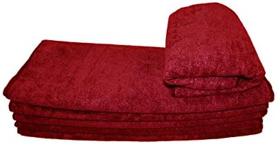 6 DOZEN 72pcs Premium Microfiber Towel 16" X 27" - Red