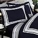 Metro Union Square 300TC Single Ply Duvet Set , King, Navy