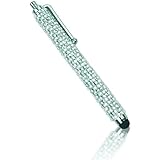 Mavis's Diary Duxury Crystal Stylus Pen Bling Touch Pen & Stander Accessories for iPhone 3 3GS 4 4S 5;Apple iPad 1 2 3 4 mini;Samsung Note 2 N7100;Samsung Galaxy S3 i9300, i8190, i8262D, S2 i9100, i9268, S5830, i9000;Samsung Galaxy S4 i9500, i8262D i9268;Samsung Galaxy Ace 2;Samsung Tab 10.1'' P7510 P7300 P6800 P6200 P3100;HTC G18 Sensation XE,HTC one X;LG Nexus 4,LG Optimus G;Nokia Lumia 920 928 520 720;Sony L36h(Xperia Z SP L);TC X920e(Butterfly);BlackBerry Z10 (Stylus Pen, White)