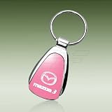 Mazda 3 Pink Tear Drop Key Chain
