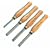 PSI Woodworking LCBEAD4 4 Piece HSS Bead Cutting Lathe Chisel Set