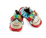 Mud Pie Baby-Boys Newborn Red Monkey Shoe Socks, Red, 0-6 Months