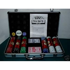 Professional Texas Hold'em Poker Chip Set, 300 by 