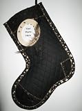 Quilted Christmas Stockings Lined with Cowgirl Betty Boop Handcrafted Keepsakes Personalized with Picture Frame - FREE Shipping