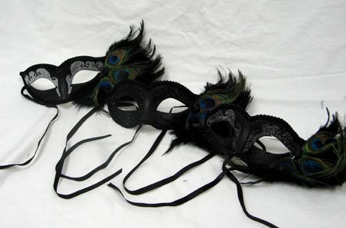 Masquerade Venetian Mask with Peacock Feathers 41gUY6K3vqL Masquerade Venetian Mask with Peacock Feathers