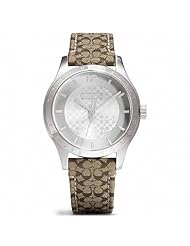 Coach Maddy Khaki Signature Logo Womens Watch W6002