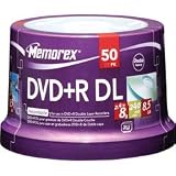 Memorex - 50 x DVD+R DL - 8.5 GB ( 240min ) 8x - spindle - storage media