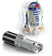 3 3/4" Star Wars Light & Sound Micro-Droid R2-D2 Remote Control Action Figure with Lightsaber Remote