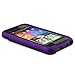 HTC Droid Incredible 2 Rubberized Protector Case Cover - Purple