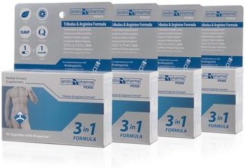 4x Andropharma Pills. Male Enlargement - Get Bigger Longer +Inches - 4 Month Supply
