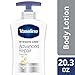 Vaseline Intensive Care Body Lotion, Advanced Repair Unscented, 20.3 oz