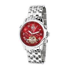 Roebelin & Graef Herrenarmbanduhr Karthago Stahl / Rot