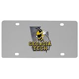 Georgia Tech Yellow Jackets Logo License Plate - NCAA College Athletics - Fan Shop Merchandise