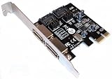 SATA III 6 Gbps PCI Express Controller Card (2 Usable/Switchable Internal or eSATA Ports)
