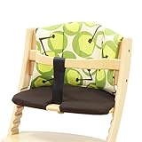 大和屋 マテルナEU チェアクッション アップルグリーン マテルナEUチェアをより個性的にする専用クッション