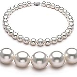 White 12-15mm AAA+ South Sea Pearl Necklace 18 inch