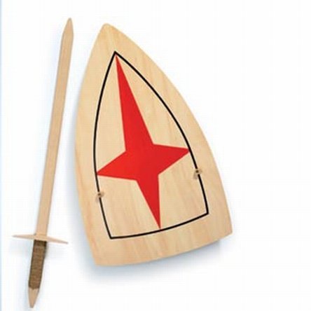 Childrens Toyshop  Spielwaren : Schild mit Schwert