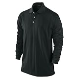 NIKE Men's Tiger Woods Collection Dri-FIT Drop Needle Long-Sleeve Golf Polo