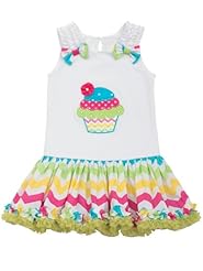 Girls Cotton/Linen/Nylon/Polyester/Rayon/Spandex  Applique Mesh  Dress With Ruffles