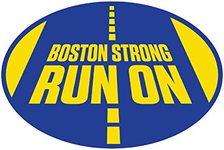 Boston Strong Run On Sticker (Set of 4)