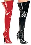 6 Inch Thigh Boot W/ Back Slit, Side Zip