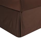 Fieldcrest Luxury Bedskirt-Chocolate Kiss