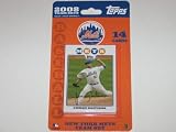 Topps MLB Baseball Cards 2008 New York Mets 14 Card Team Set