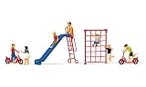 figures Spielende Children with accessories, Model Car, Ready-made, Preiser 1:87IMAGE