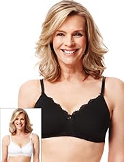 2 Pack Per Una Post Surgery Smoothing A-DD Bras