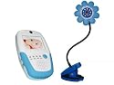 Wireless Video Babyphone 819E/B im Blumendesign in Blau