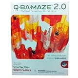MindWare Q-Ba-Maze Marble Run Starter Set 2.0 - Warm Colors