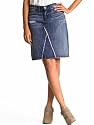 Banana Republic Tall reconstructed denim skirt