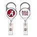 WinCraft NCAA Alabama Crimson Tide Retractable Premium Badge Holder, Team Color, One Size