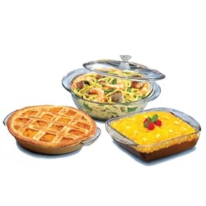 Anchor Hocking 4 Piece Bakeware Set by Anchor Hocking