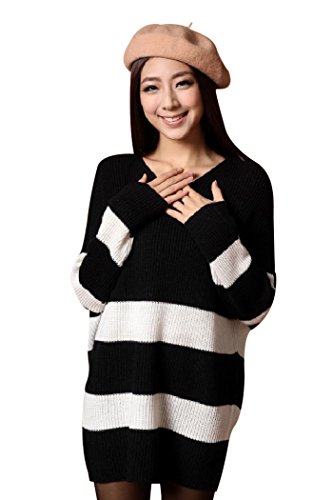 選べる 2色 大きい ボーダー チュニック ワンピース