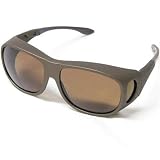 Cocoons Live Eyewear Sunglasses Pilot (Large) Sand Frame with Polarized Amber Lenses C305A by 