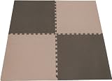 Tadpoles 4 Piece Playmat Set, Taupe/Brown