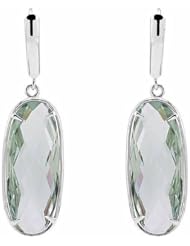 Sterling Silver Prasiolite Earrings -- LIFETIME WARRANTY