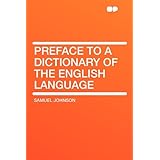 preface to a dictionary of the english language