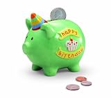 Russ Berrie Happy Birthday Ceramic Piggy Bank