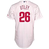 Chase Utley Philadelphia Phillies Authentic Cool Base Home Jersey