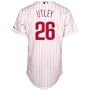 Chase Utley Philadelphia Phillies Authentic Cool Base Home Jersey (48/X-Large)